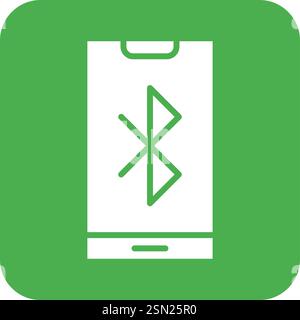 Bluetooth Vector Icon Design Illustration Stock Vector