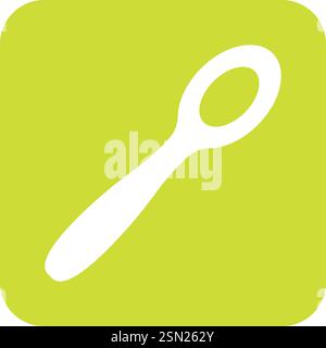 Spoon Vector Icon Design Illustration Stock Vector