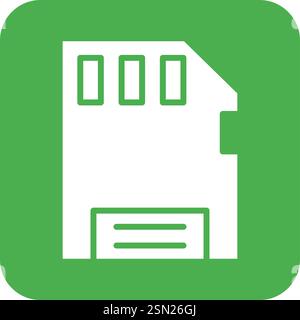 Micro Sd Vector Icon Design Illustration Stock Vector