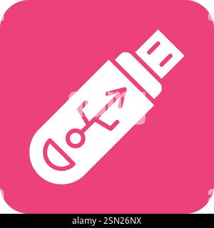 Pendrive Vector Icon Design Illustration Stock Vector