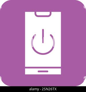 Power Vector Icon Design Illustration Stock Vector