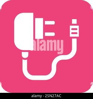 Device Plug Vector Icon Design Illustration Stock Vector