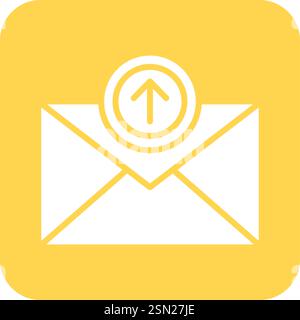Send mail Vector Icon Design Illustration Stock Vector
