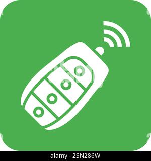 Smart key Vector Icon Design Illustration Stock Vector