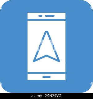 Gps Vector Icon Design Illustration Stock Vector