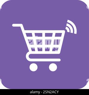 Cart Vector Icon Design Illustration Stock Vector