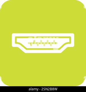 Hdmi Port Vector Icon Design Illustration Stock Vector