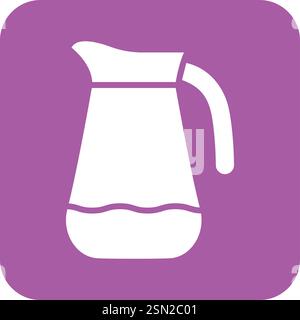 Jug Vector Icon Design Illustration Stock Vector