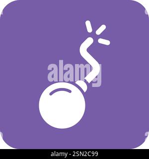 Bomb Vector Icon Design Illustration Stock Vector