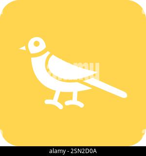 Bird Vector Icon Design Illustration Stock Vector