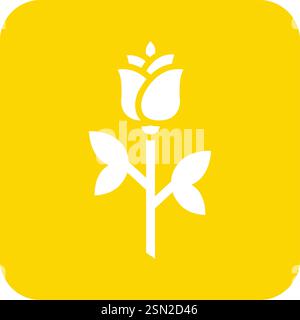 Flower Vector Icon Design Illustration Stock Vector