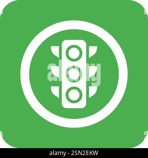 Trafic light Vector Icon Design Illustration Stock Vector