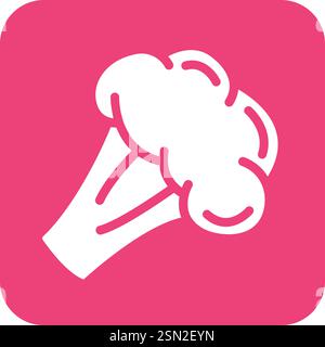 Broccoli Vector Icon Design Illustration Stock Vector