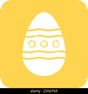 Egg Vector Icon Design Illustration Stock Vector