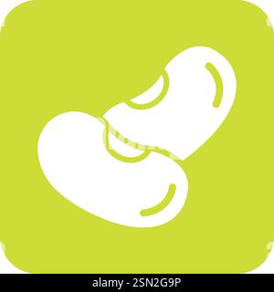 Beans Vector Icon Design Illustration Stock Vector