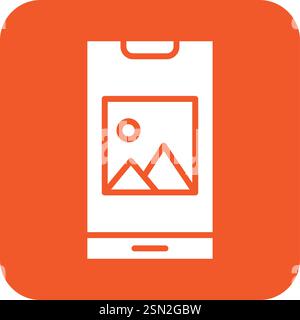 Photos Vector Icon Design Illustration Stock Vector