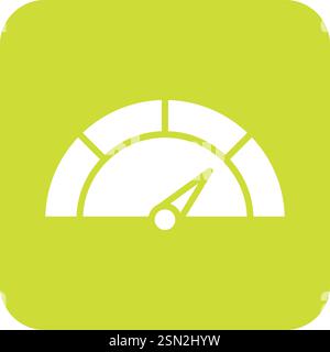 Speedometer Vector Icon Design Illustration Stock Vector