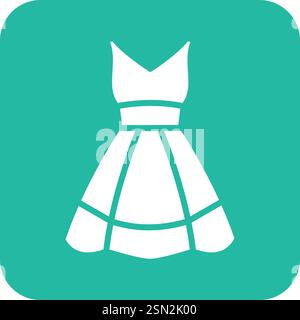 Dress Vector Icon Design Illustration Stock Vector
