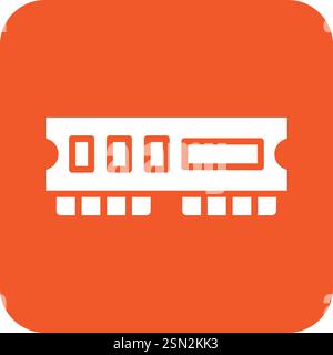Ram Vector Icon Design Illustration Stock Vector