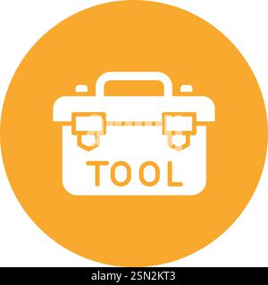 Toolbox Vector Icon Design Illustration Stock Vector