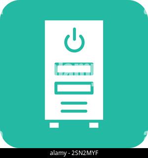 Cpu Vector Icon Design Illustration Stock Vector