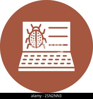Malware Vector Icon Design Illustration Stock Vector