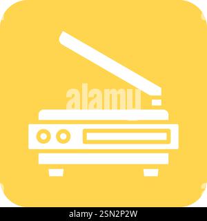 Scanner Vector Icon Design Illustration Stock Vector