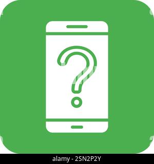 Online Question Vector Icon Design Illustration Stock Vector