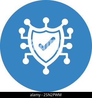 Shield Vector Icon Design Illustration Stock Vector