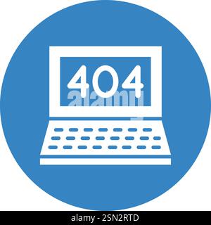404 error Vector Icon Design Illustration Stock Vector