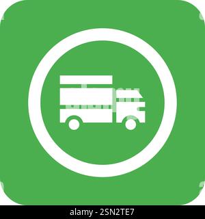 Truck Vector Icon Design Illustration Stock Vector