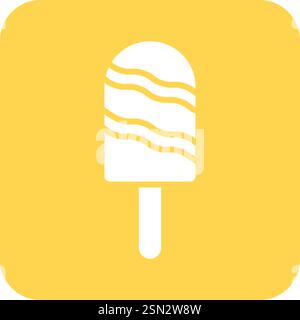 Ice lolly Vector Icon Design Illustration Stock Vector