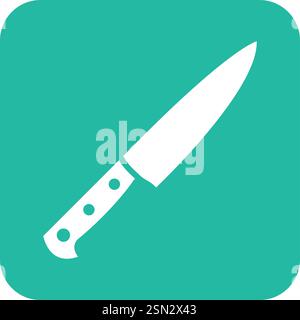Knife Vector Icon Design Illustration Stock Vector