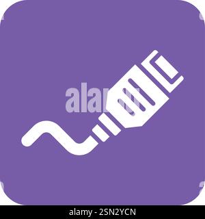 Ethernet Vector Icon Design Illustration Stock Vector