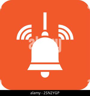 Bell Vector Icon Design Illustration Stock Vector