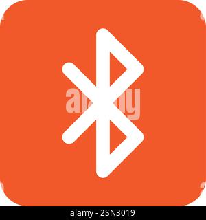 Bluetooth Vector Icon Design Illustration Stock Vector