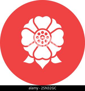 Flower Vector Icon Design Illustration Stock Vector