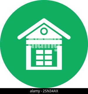 Warehouse Vector Icon Design Illustration Stock Vector