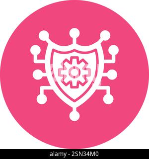 Gear Vector Icon Design Illustration Stock Vector