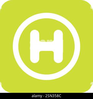 Hospital Vector Icon Design Illustration Stock Vector