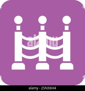 Barrier Vector Icon Design Illustration Stock Vector