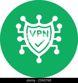 Vpn Vector Icon Design Illustration Stock Vector
