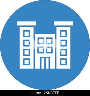 Building Vector Icon Design Illustration Stock Vector
