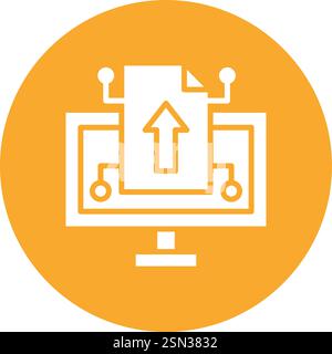 File sharing Vector Icon Design Illustration Stock Vector