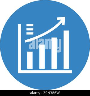 Growth Vector Icon Design Illustration Stock Vector