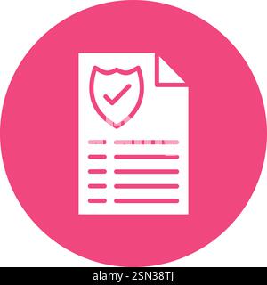 Document Vector Icon Design Illustration Stock Vector