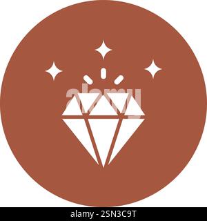 Diamond Vector Icon Design Illustration Stock Vector