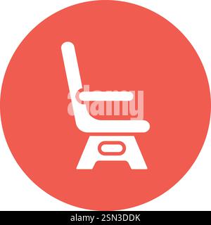 Seat Vector Icon Design Illustration Stock Vector