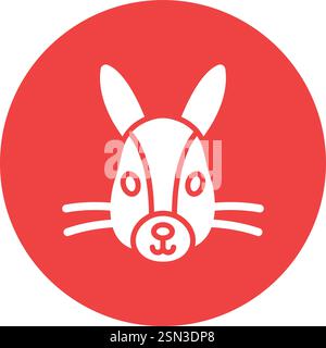 Bunny Vector Icon Design Illustration Stock Vector
