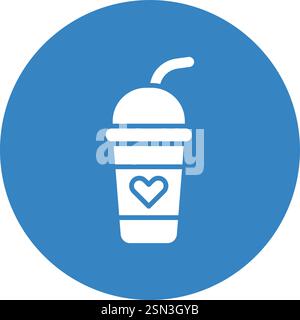 Frappe Vector Icon Design Illustration Stock Vector